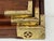Brown Brass + Rosewood Nesting Trays, Set of Three For Sale - Image 8 of 12