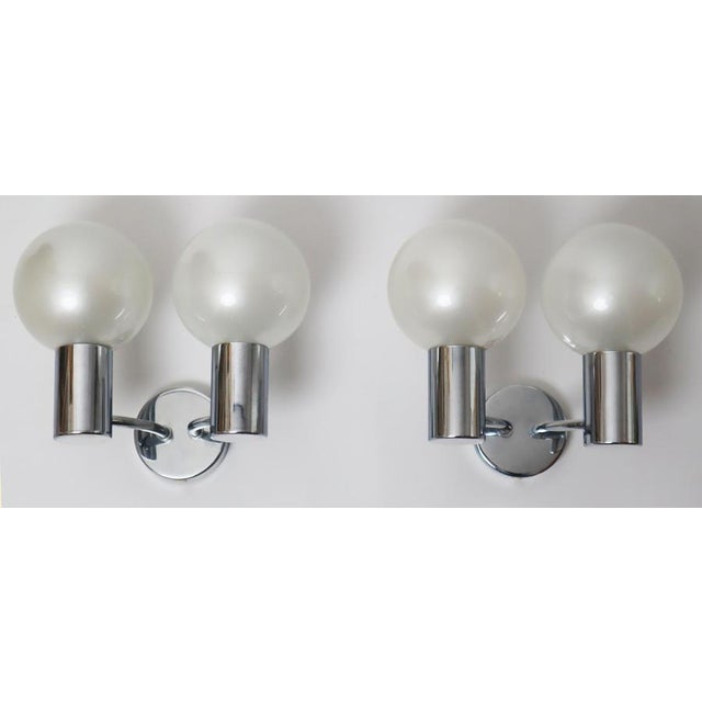Silver Large Magic Pearls Wall Lights by Motoko Ishii for Staff, Germany, 1970s, Set of 2 For Sale - Image 8 of 18