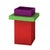 Metal Festa Mobile Jean Pot in Powder-Coated Aluminum by Altreforme For Sale - Image 7 of 8