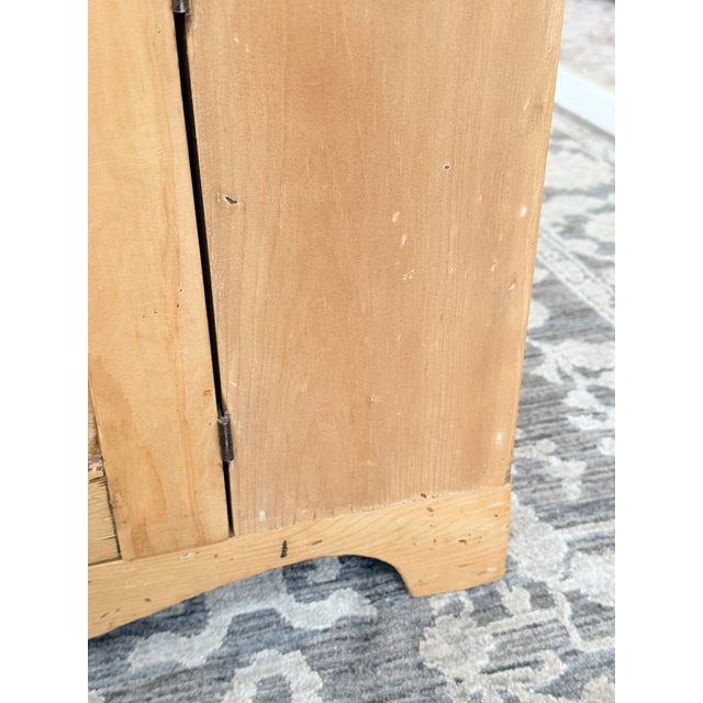 Ecru Antique Scrubbed Pine Sugar Chest For Sale - Image 8 of 15