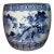 Antique Blue and White Porcelain Hibachi (Charcoal Brazier) Circa 1880-1905 For Sale