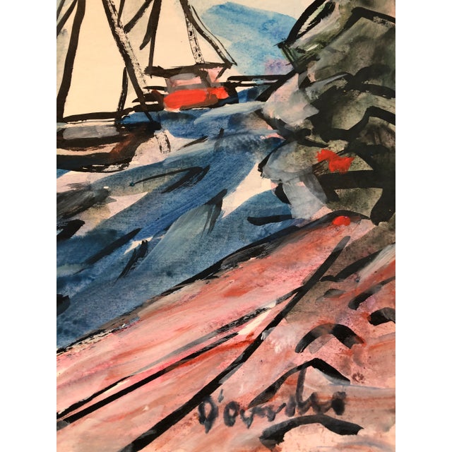 Original 15 x 22 watercolor painting on paper signed bottom right Unframed