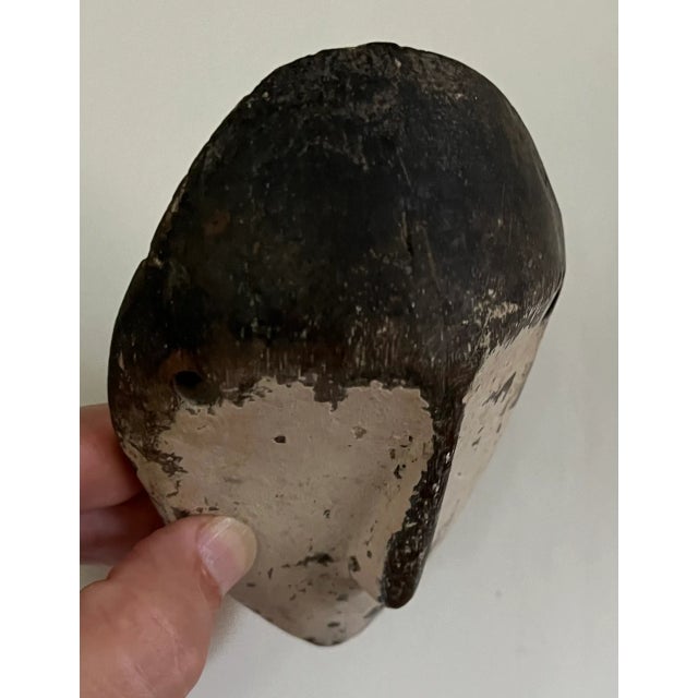 Carved Wood & Paint Decorated Lega Passport Mask For Sale - Image 4 of 13