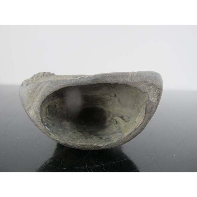 Thai Ayuthaya Style Gold Patina Bronze Seated Meditation Buddha Statue Figurine For Sale - Image 4 of 7