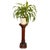 Mid-Century Italian Wooden Fluted Column Pedestal With Octagonal Base For Sale - Image 13 of 13