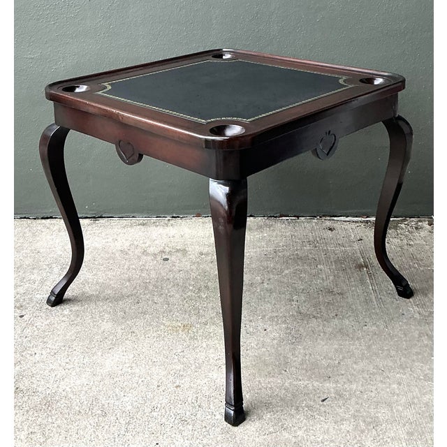 This exceptionally elegant Queen Anne style game table is a masterclass in traditional craftsmanship and playful design....