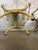 Pair of Italian Neoclassical Curule Stools W/ Fortuny Upholstery For Sale - Image 13 of 17