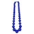 Vintage Lapis Lazuli Single Strand Necklace with Diamond Clasp 14 Kt White Gold For Sale - Image 15 of 18