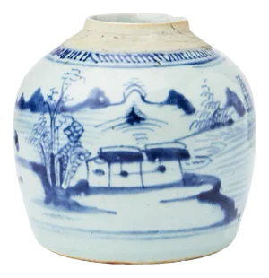 Vintage Ginger Pot, 1800s
