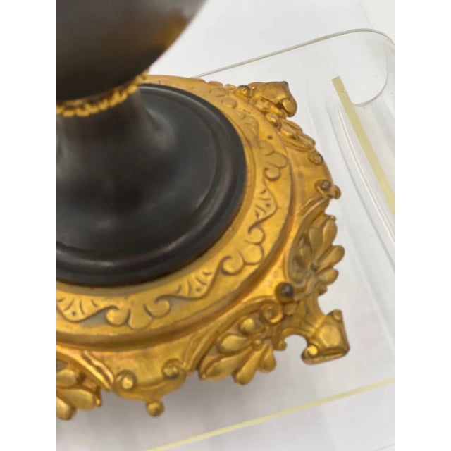 Mid 19th Century 19th Century, Pair of French Carcel Lamps For Sale - Image 5 of 6