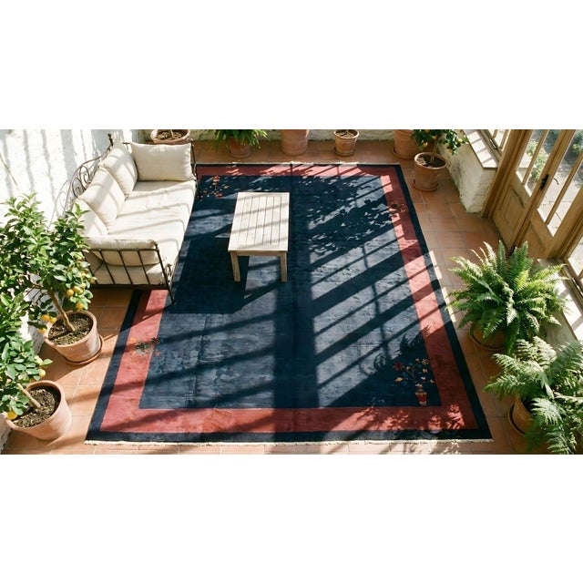 1920s Chinese Art Deco Carpet ( 11' 2''x 14' 2'' - 340 x 432 cm ) For Sale - Image 14 of 15