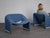 Metal F598 Groovy Lounge Chairs by Pierre Paulin for Artifort, Netherlands, 1970s, Set of 2 For Sale - Image 7 of 11