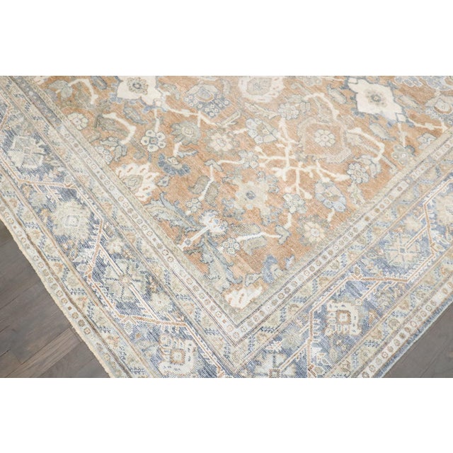 Antique Persian Mahal Rug rug no.j4912 For Sale - Image 12 of 12