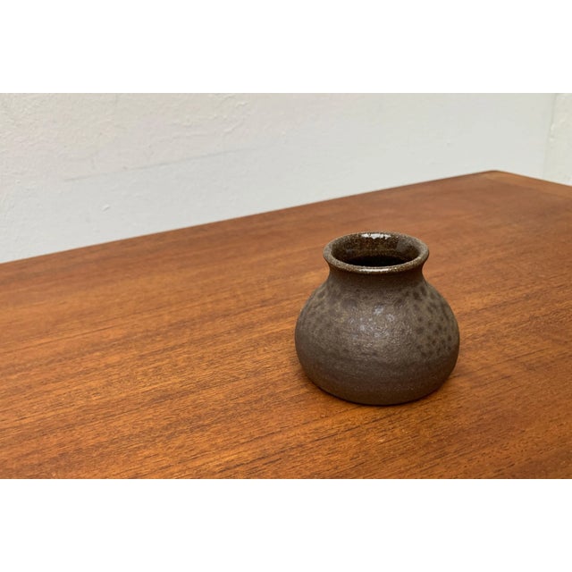 Mid-Century Modern Mid-Century German Studio Pottery Vase from TM, 1960s For Sale - Image 3 of 11