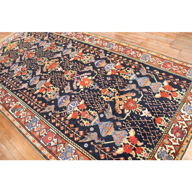 Early 20th Century Beautiful Persian Bakhtiari Gallery Size Rug - 5'8" x 11'4" For Sale - Image 11 of 18