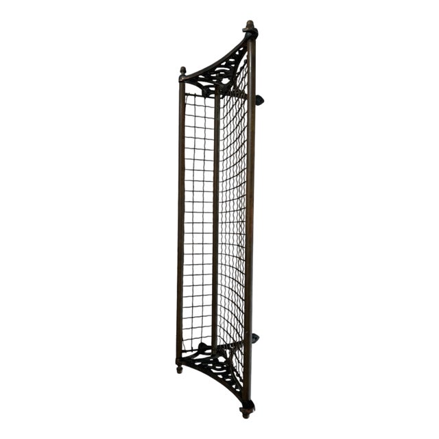 Late 19th Century Train Luggage Rack For Sale