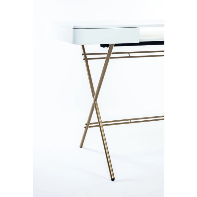 The Cosimo desk was designed by the architect Marco Zanuso Jr for luxury French furniture brand, Adentro Paris. The...