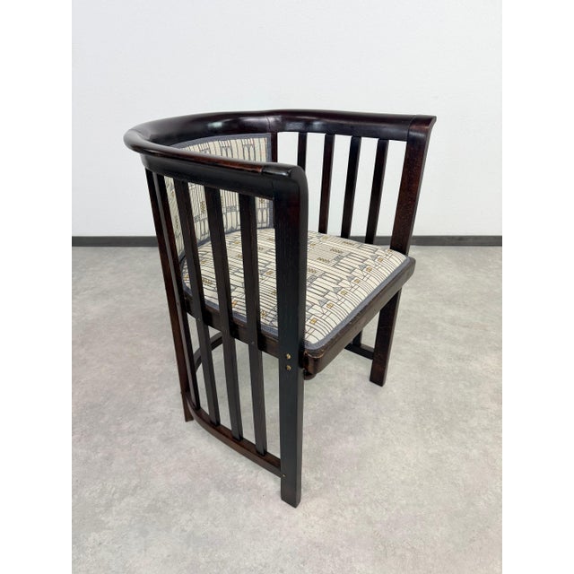 Secession No. 423 Fledermaus Armchair attributed to Josef Hoffmann, 1890s For Sale - Image 5 of 16