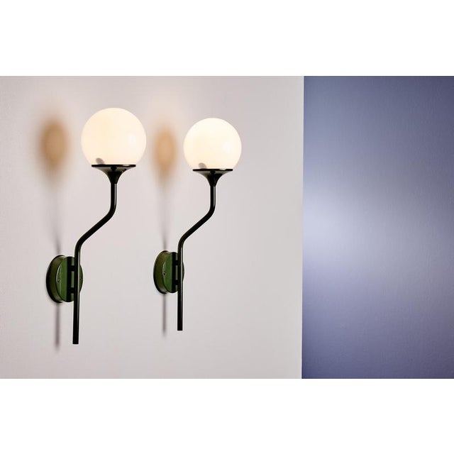 Wall Sconce with Globe by Goffredo Reggiani for Lampadari Reggiani, 1960s For Sale - Image 12 of 13
