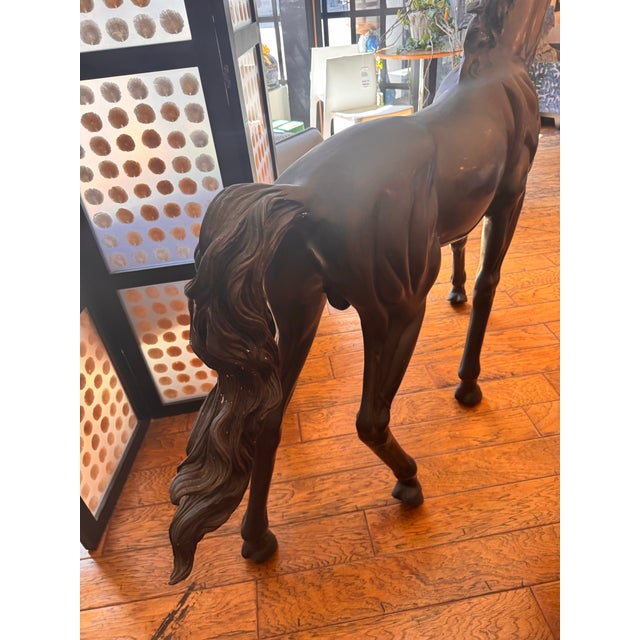 Monumental Bronze Horse Sculpture For Sale - Image 10 of 13