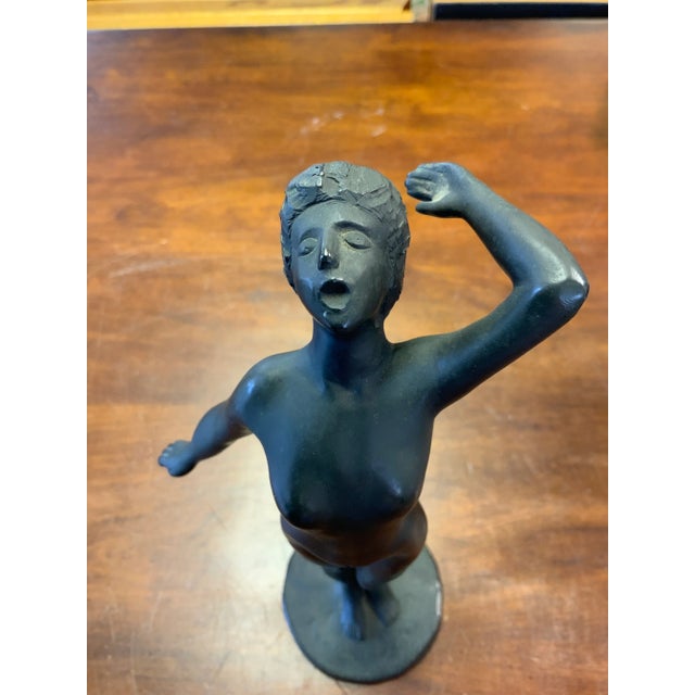 20th Century Solid Bronze Figure For Sale In New York - Image 6 of 9