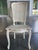 White Vintage Italian Louis XV Style Double Cane Dining Chairs, Set of 4, Distressed White Finish For Sale - Image 8 of 13