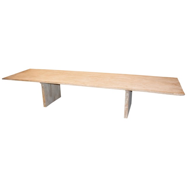 Andrianna Shamaris Reclaimed Teak Wood Dining Table For Sale - Image 15 of 18