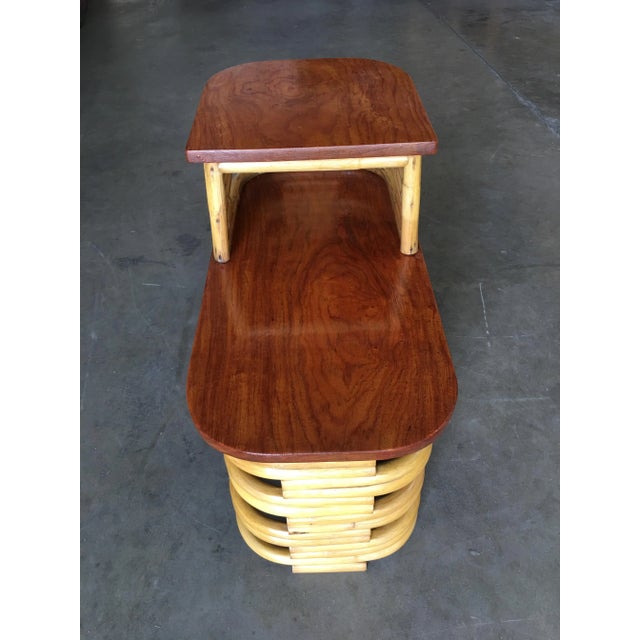 1930s Restored Vintage Paul Frankl Six-Strand Sectional Sofa Living-Room Set W/ Side Tables For Sale - Image 10 of 11