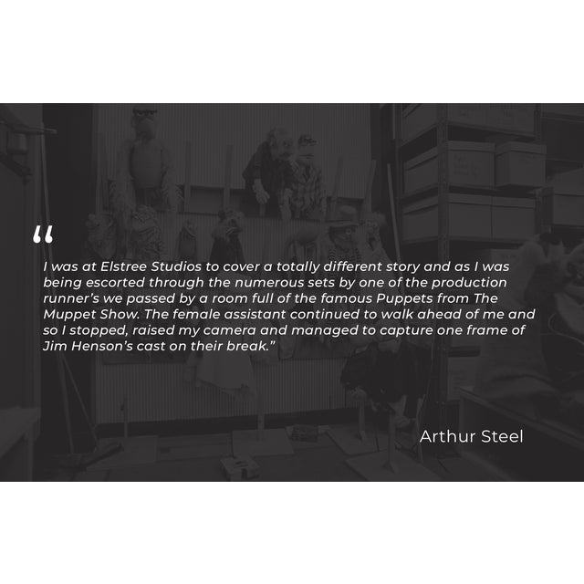 An exclusive limited edition photograph of some of the famous Muppets from The Muppet Show by Photojournalist Arthur...