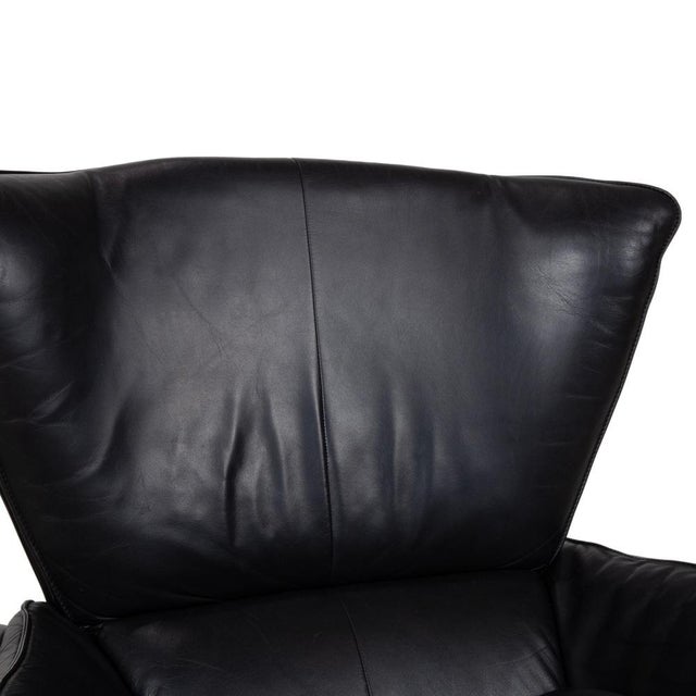 Black Unus Chair in Leather from FSM For Sale - Image 8 of 17