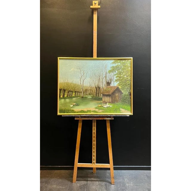 L. Jacques, Hermance, Genève, 1923, Oil on Canvas For Sale - Image 12 of 15