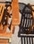 Wood Late 20th Century Pair of Folding Teak Deck Chairs With Queen Elizabeth, 1st Class Only Label For Sale - Image 7 of 16
