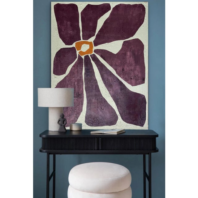 Contemporary floral painting on canvas. Unframed ready to hang Includes certificate of authenticity R.K. Red believes...