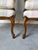 1960s Vintage French Provincial Louis XV-Style Carved Walnut & Cane Club Chairs – Pair For Sale - Image 9 of 13