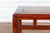 Vintage Chinese Red Lacquer Side Table with Open Apron & Carved Scrolling Feet For Sale - Image 9 of 13