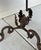 French Art Nouveau Iron Coffee Table With Italian Carrara Marble Top, Late 19th C. For Sale - Image 13 of 18