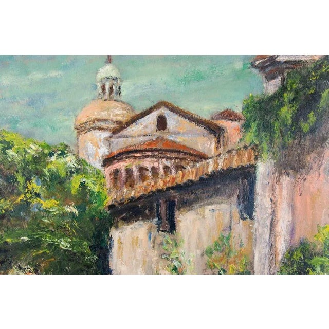 Oil on plywood realized by Pino Romanò (1934) in 1990s. Hand signed. Titled on rear. Very good condition. This piece is...