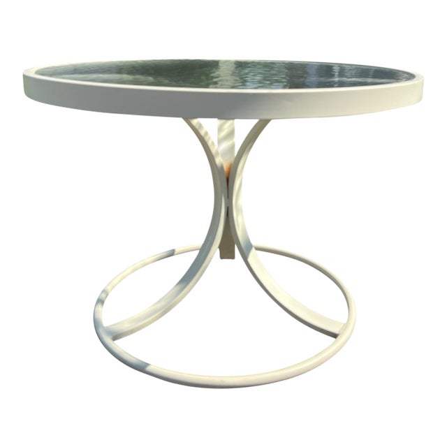 Vintage Woodard Metal Side Table For Sale