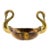 Vintage Brass Double Swan Centerpiece Bowl For Sale