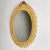Vintage Oval Rattan Mirror, 1950s For Sale - Image 6 of 6