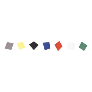 Ellsworth Kelly an Installation: Seven New Paintings 8.5" X 39" Offset Lithograph 1997 Minimalism Yellow, Multicolor Abs For Sale