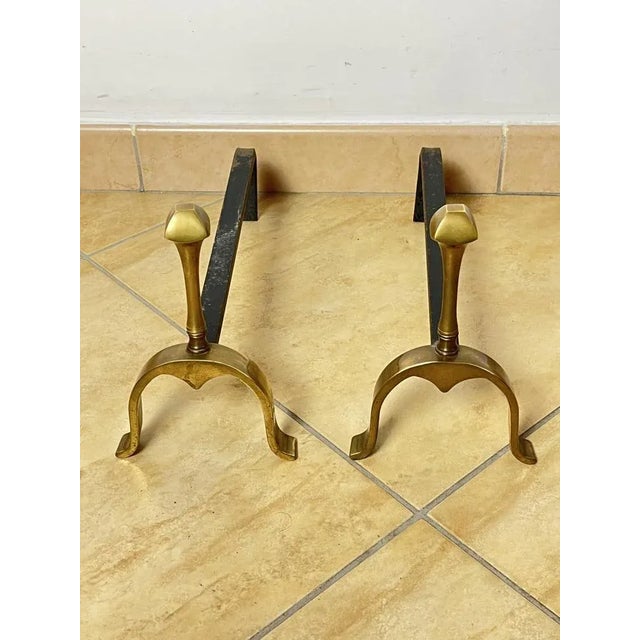 Camino Wings in Brass and Iron, Italy, 1970s, Set of 2 For Sale - Image 4 of 7