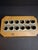 Ultra Rare Antique 18th C Heavy Brass 12 Tube Candle Mold Primitive Corks 5x10 For Sale - Image 9 of 16