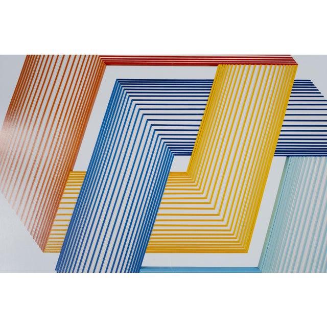 Contemporary 1992 Anuszkiewicz Portland Oregon Art Poster For Sale - Image 3 of 5