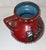 Vintage Red Ceramic Vase by Jopeko, 1970s For Sale - Image 4 of 6