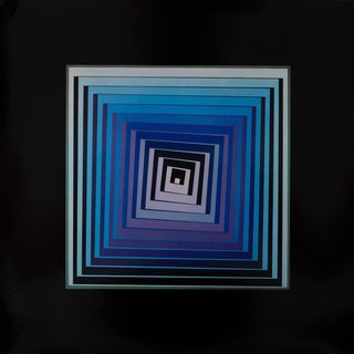 Victor Vasarely, VONAL LILA, Etching For Sale
