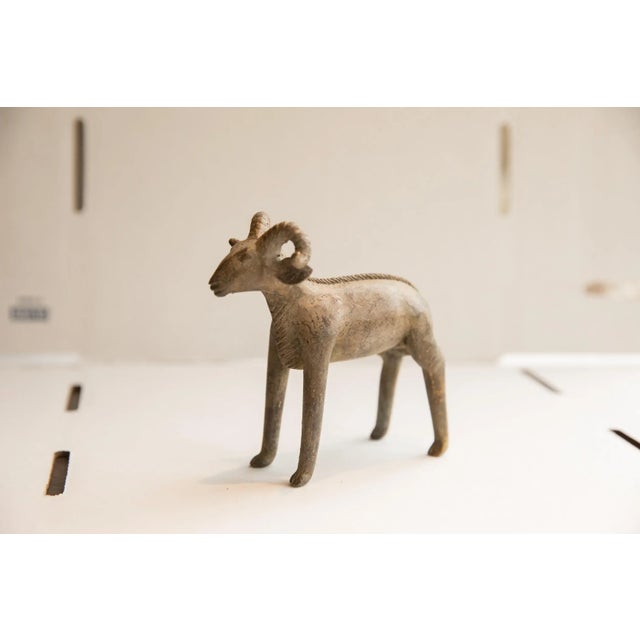 Vintage African Ram Sculpture For Sale In New York - Image 6 of 8
