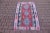 1970s Geometric Design Kilim Rug With Natural Dyes For Sale - Image 10 of 10