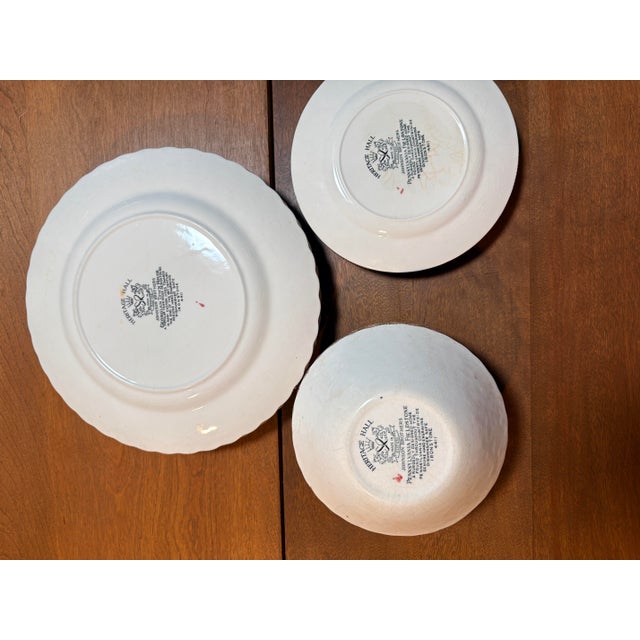 Chocolate 1960s Johnson Brothers Georgian Heritage Hall Dinnerware Set - 12 Piece For Sale - Image 8 of 9