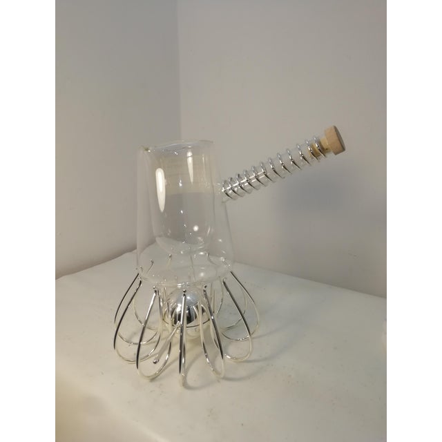 1990s Peyrano Chocolate Pot and Medusa Food Warmer by Lino Sabattini, 1990s, Set of 2 For Sale - Image 5 of 15